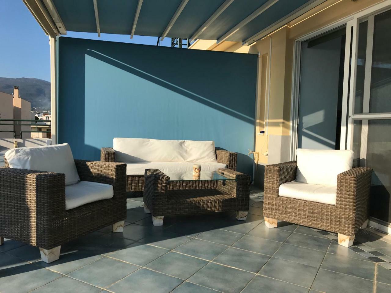 Tg Kalamata Beach Studio With Sea View Terrace公寓 外观 照片